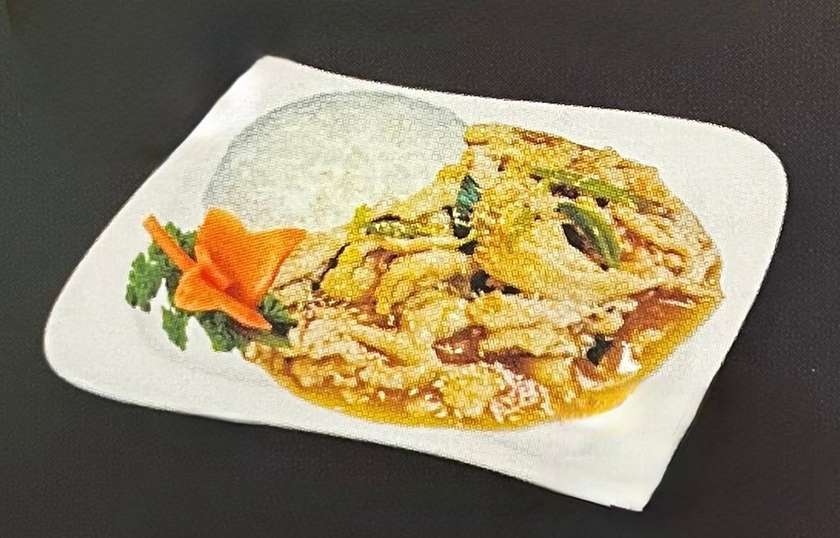 A13. Sesame chicken with rice
