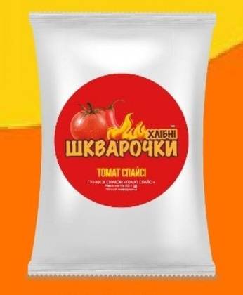 Хлібні шкварочки томат спайсі