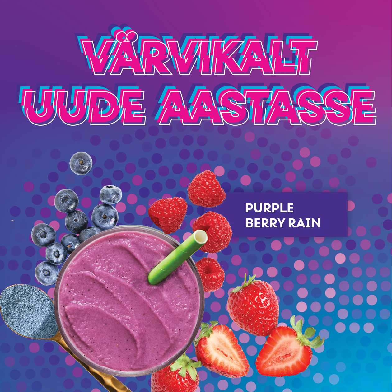 Purple Berry Rain - keskmine suurus