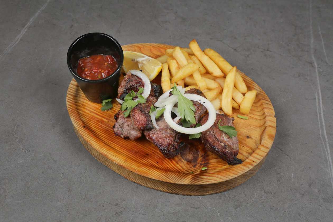 Lamb Kontosouvli Portion