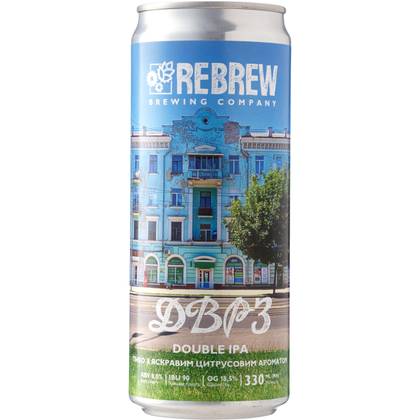 Пиво Rebrew ДВРЗ Double IPA - 0.33л