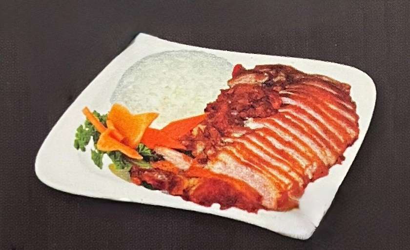 A43. Duck with vegetables and rice