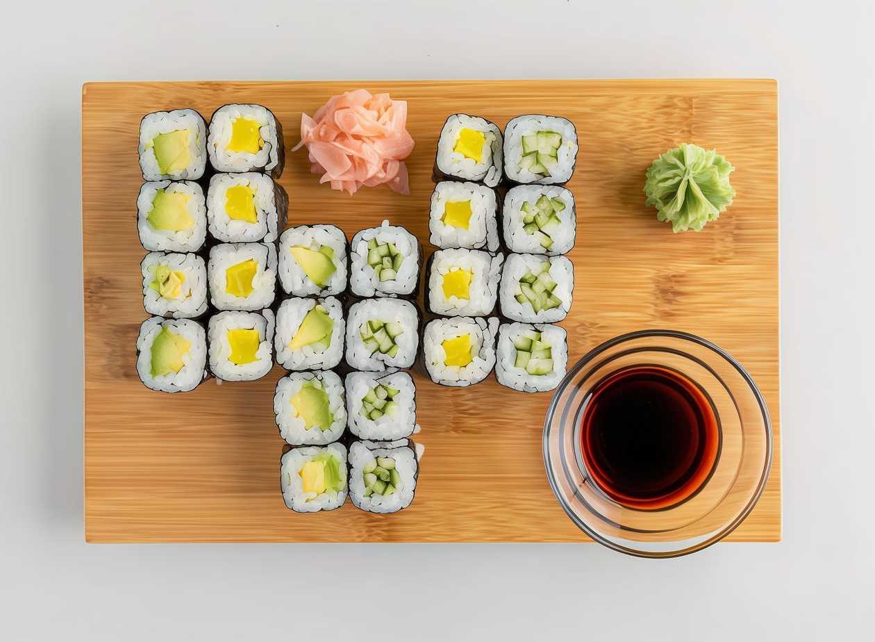 C18. Vegetarian sushi