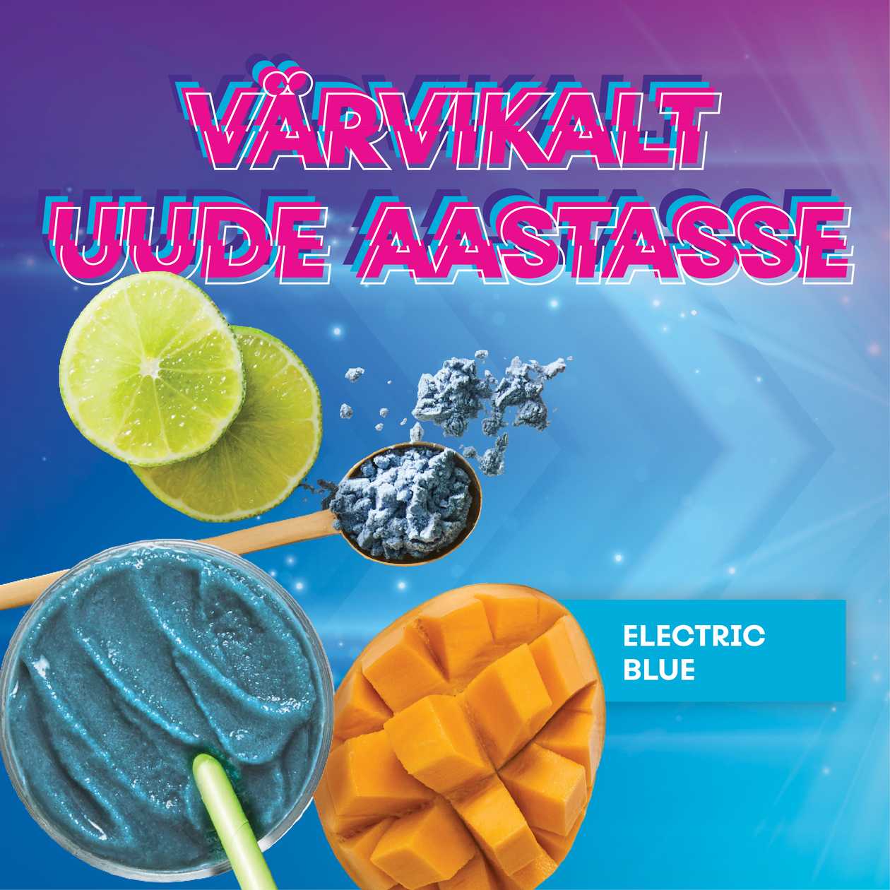 Electric Blue - keskmine suurus