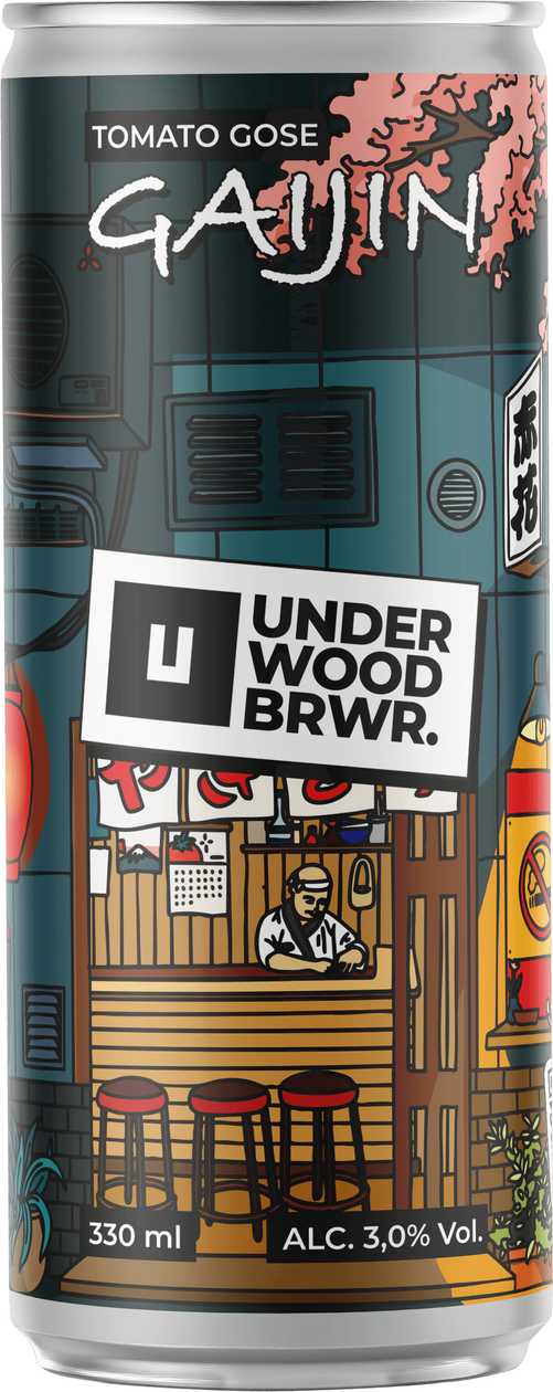 Пиво UNDERWOOD GAIJIN - 0.33л