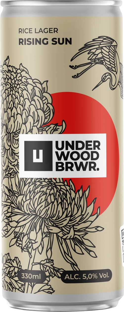 Пиво UNDERWOOD RISING SUN - 0.33л