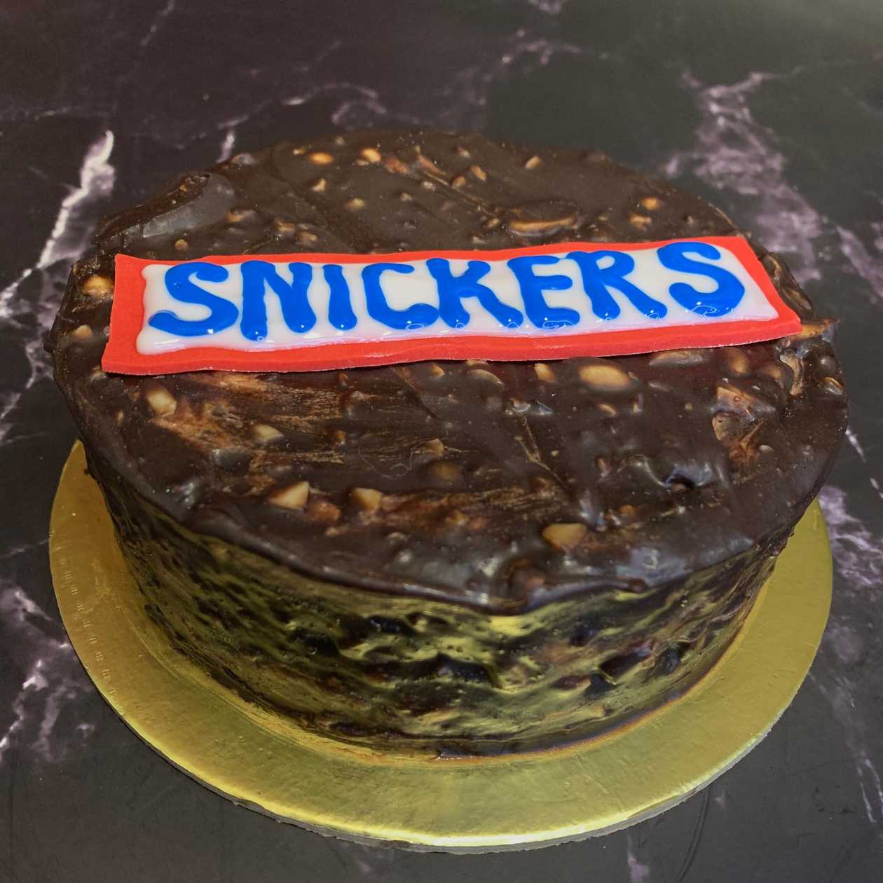 Snickers Cake (Serves 5)