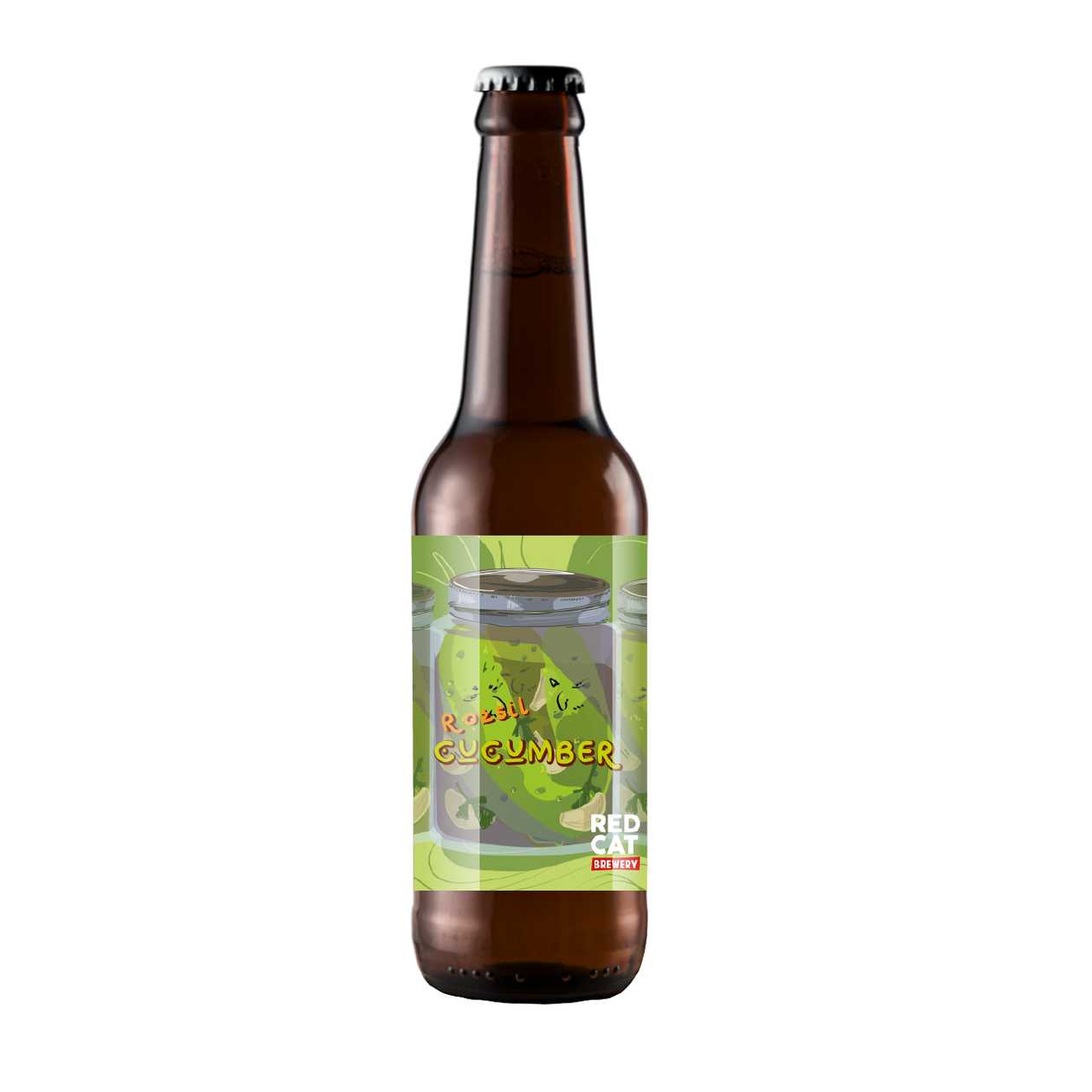 Пиво Red Cat CUCUMBER ROZSIL - 0.33л