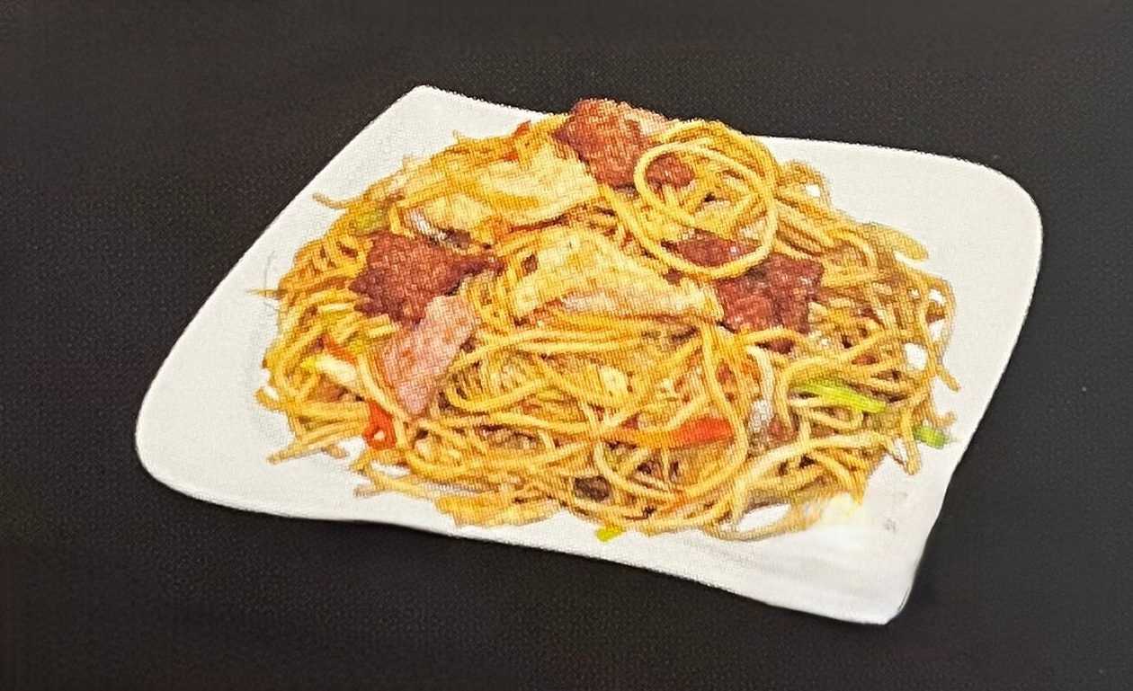 A62. Fried noodles of three flavors