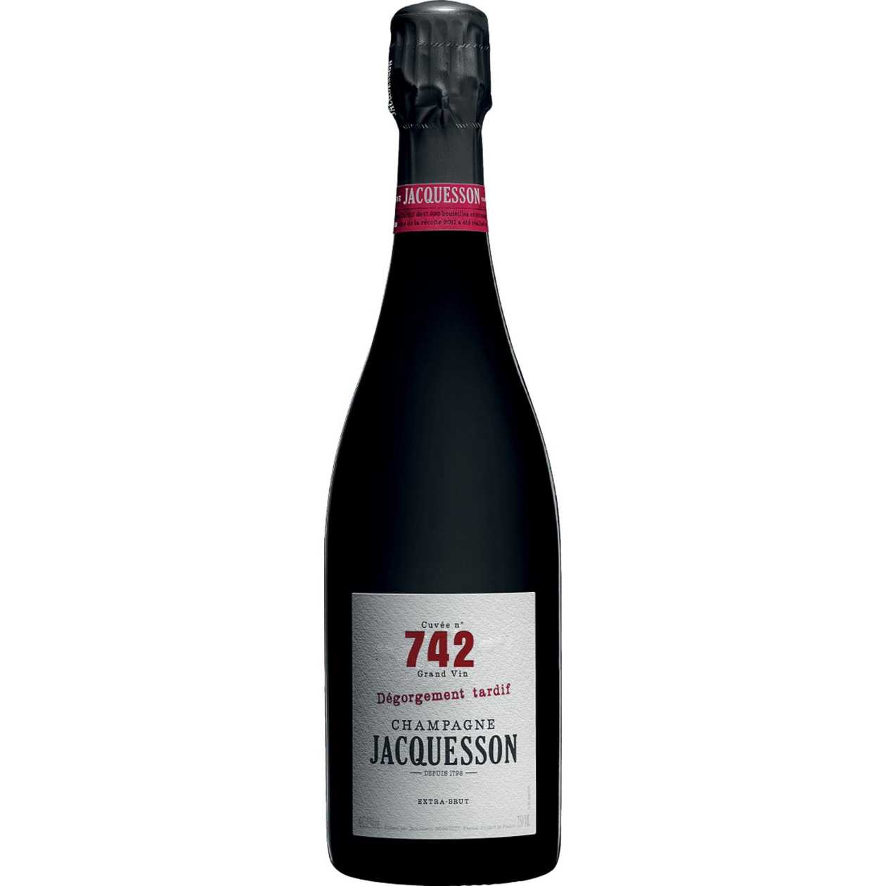Champagne Jacquesson Cuvée nº 742 Extra Brut Degorgement Tardif