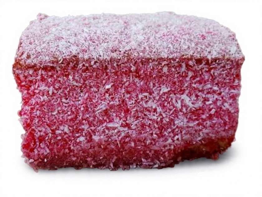 Pink Maltese Lamington