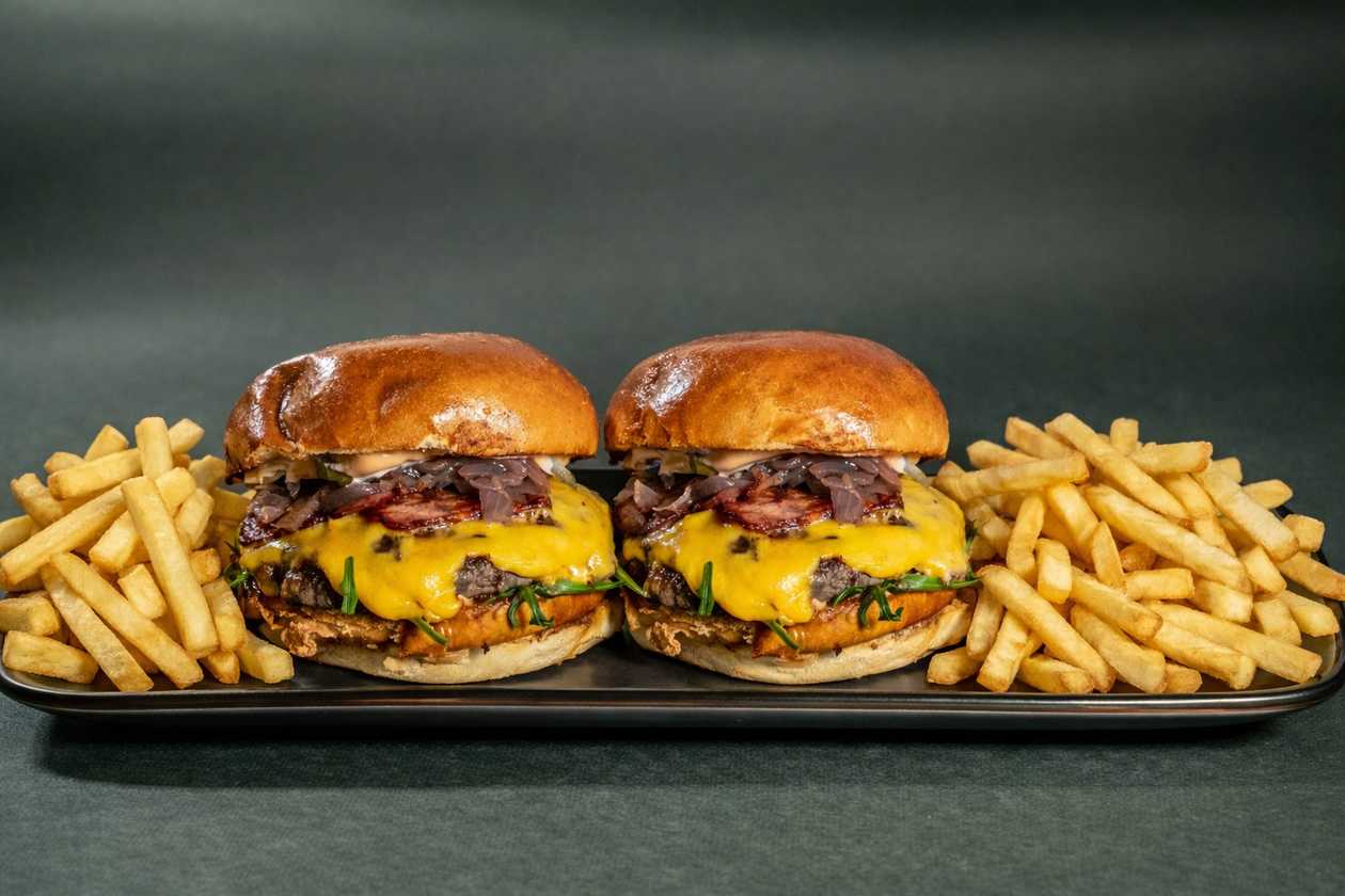 2x Special Beef Burger + Cartofi Prajiti