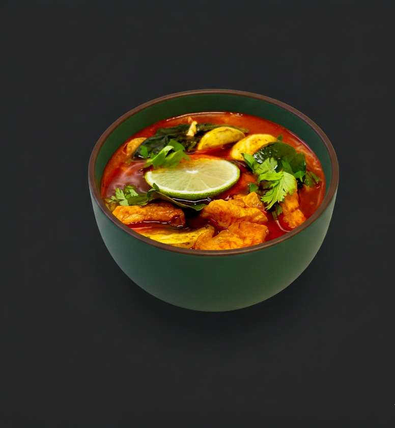 18. Tom Yam Kai krevetisupp