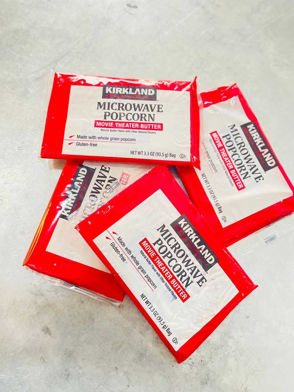 Kirkland Signature Microwave Popcorn – Movie Theater Butter