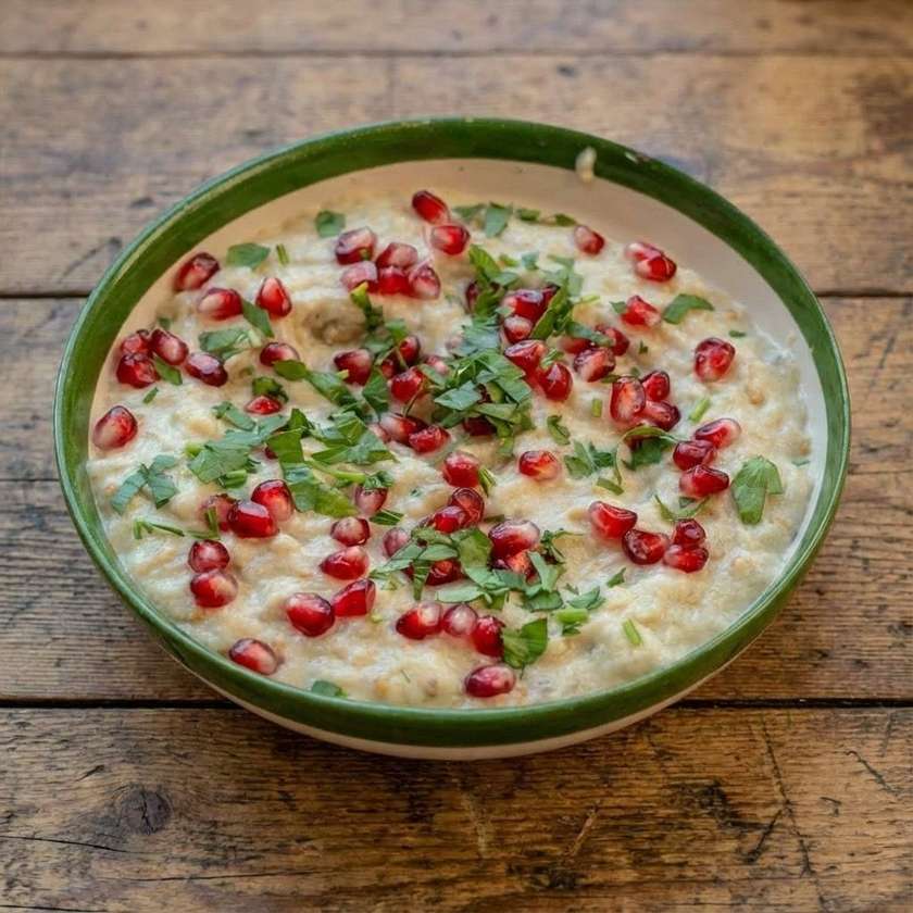 Baba ghanoush a pita