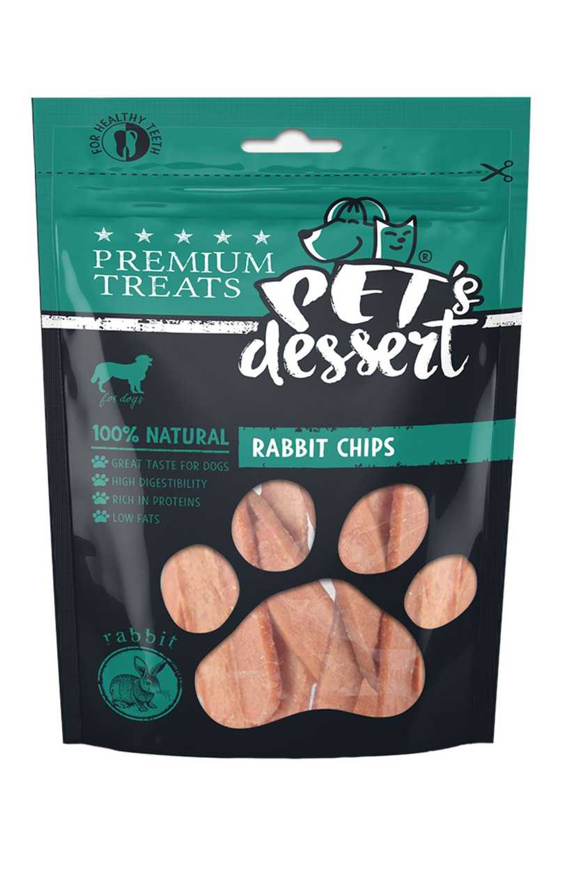 Pet's Desert Dog Rabbit Chips 80 g