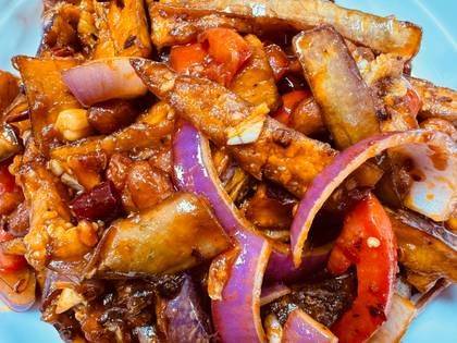 Eggplant with Garlic