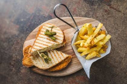 Pork Sandwich and pickled things