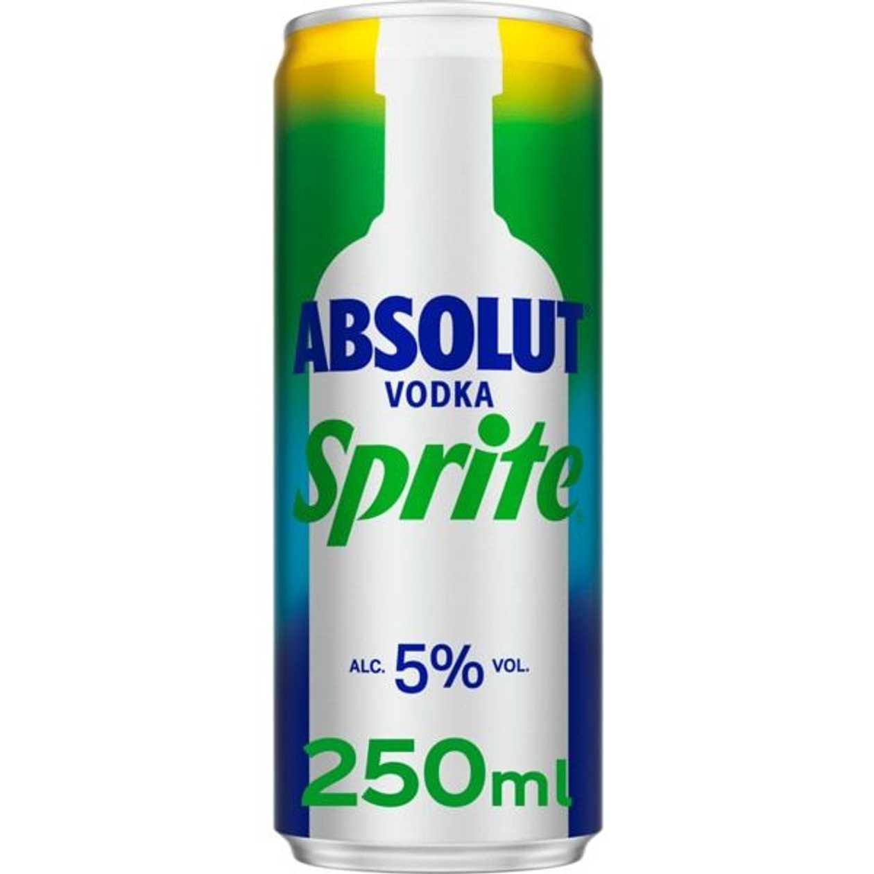 ❄️ Vodka com Sprite lata 25 cl
