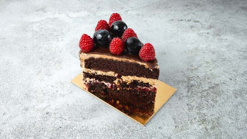 Raspberry Dessert with Brittle