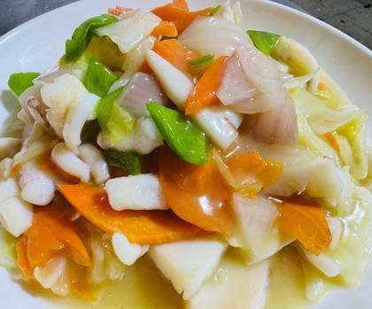 Octopus with Vegetables