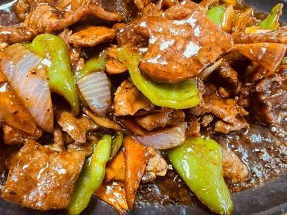 Sizzling Beef with Greenpepper