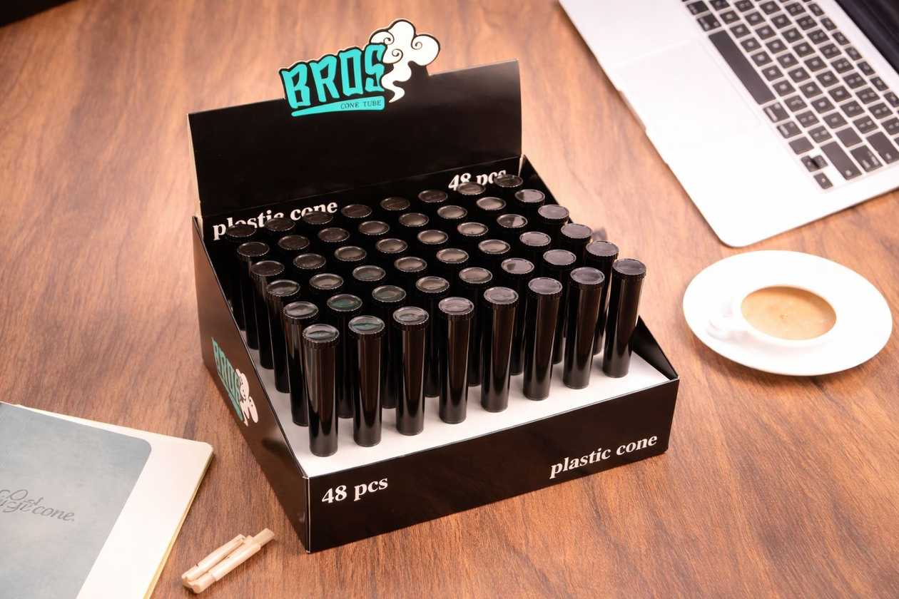 BROS Plastic Cone Tube Red (1 ədəd)