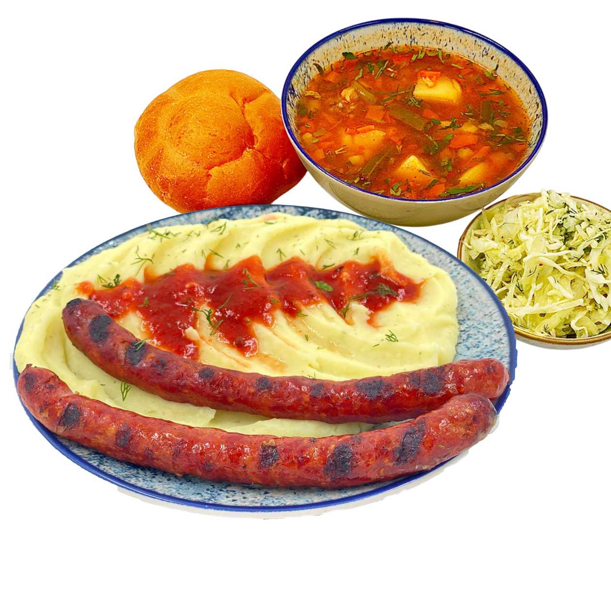 MENIUL ZILEI CARNATI PORC SUBTIRI CU GARNITURA LA ALEGERE