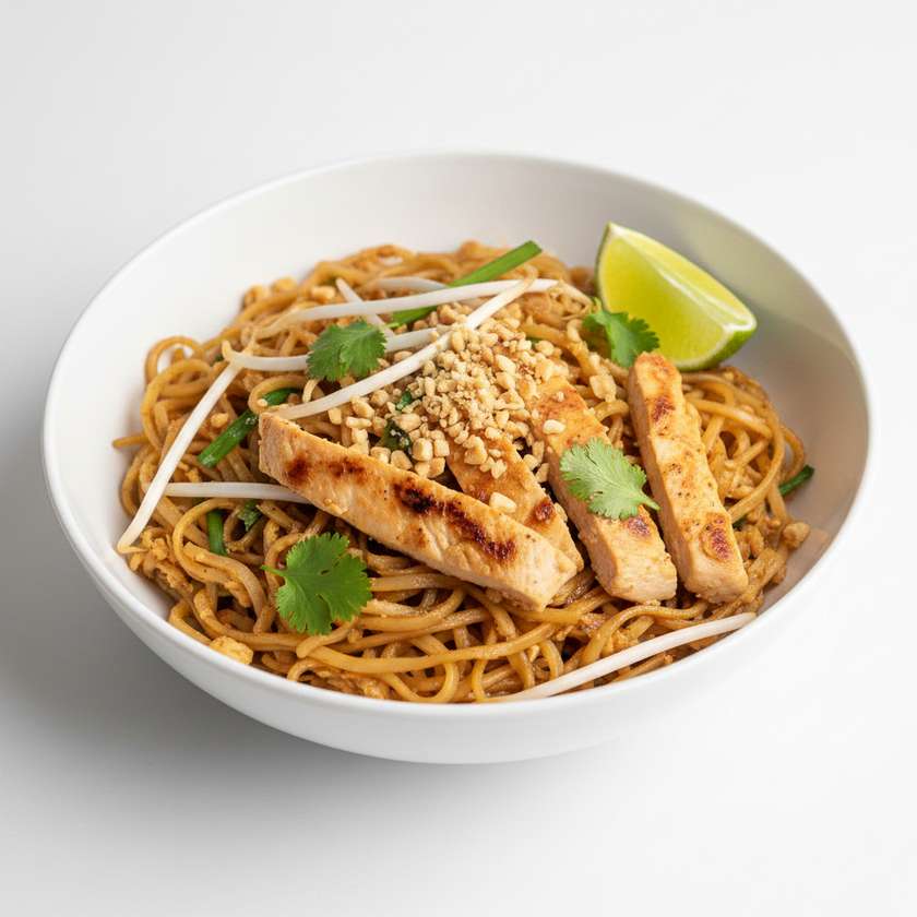 Pad Thai z kurczakiem