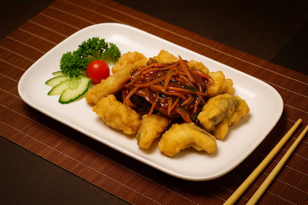 D2 Baklažanai sojos padaže