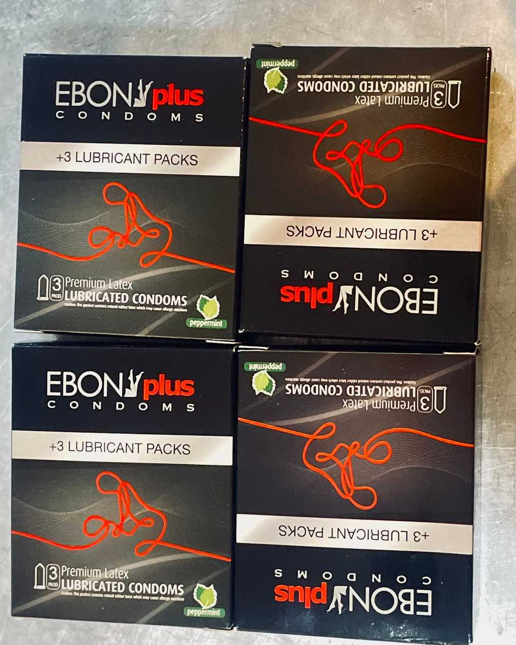 Ebony Plus Premium Latex Condoms (3s + Lubricant Packs