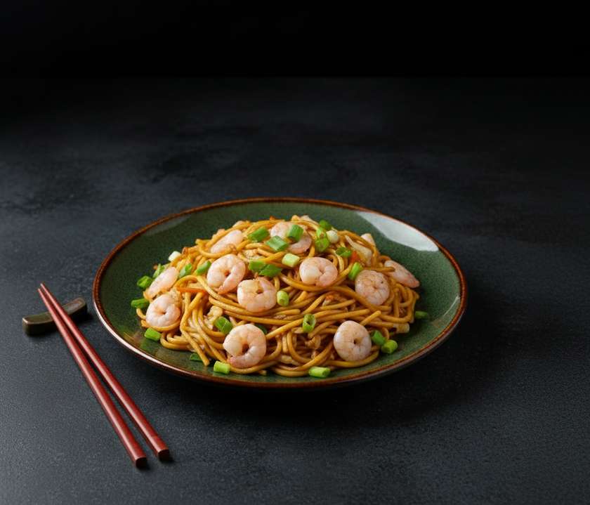 37. Nuudlid krevettidega