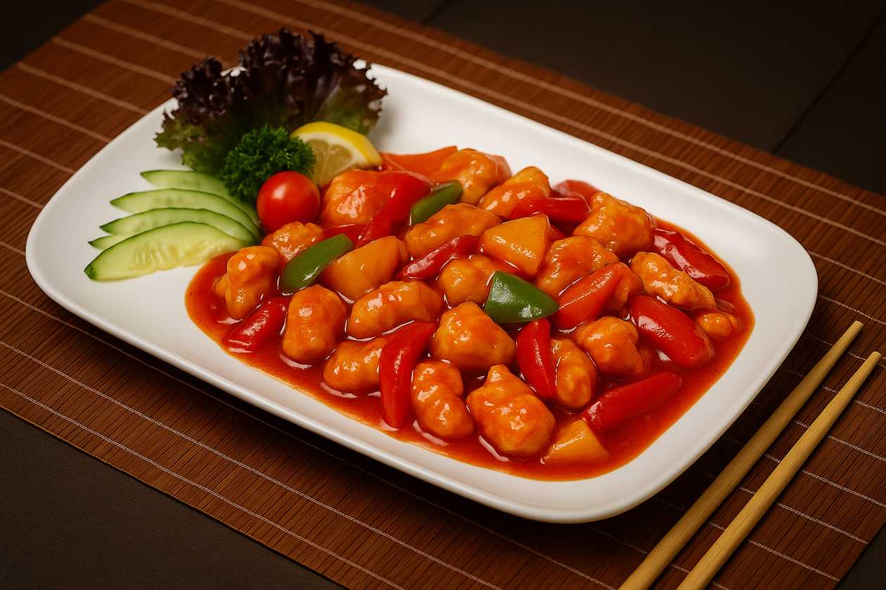 V12 Traški vištiena su ananasais