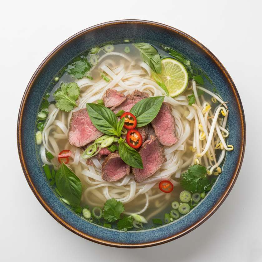 Zupa Pho z wołowiną