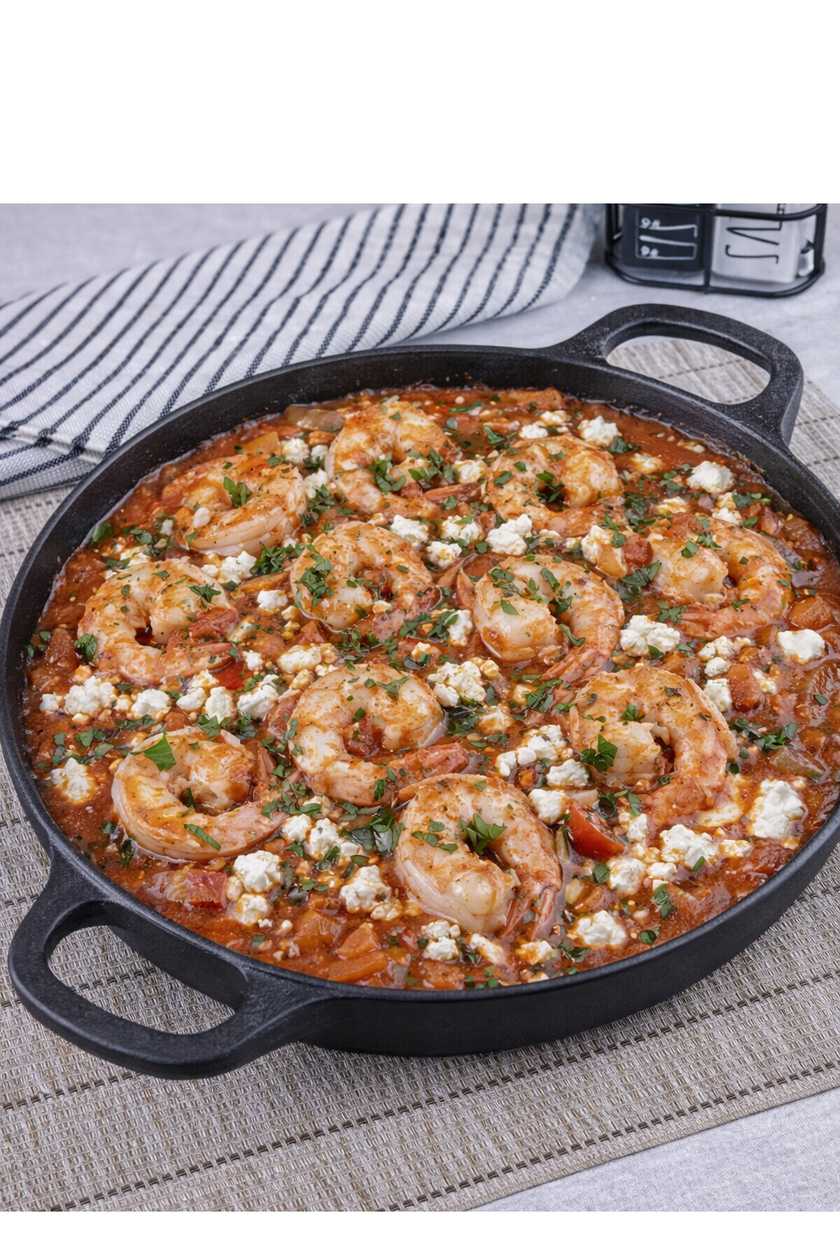 Shrimp Saganaki