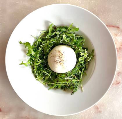 Burrata and Arugula