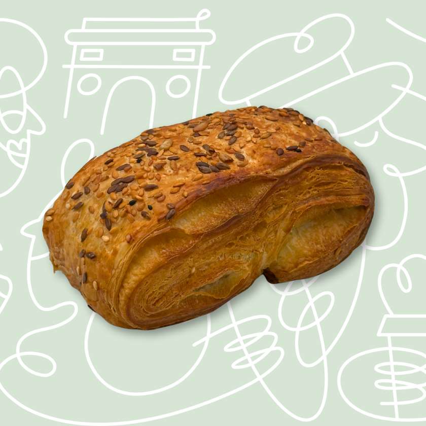 Cushion with Halloumi Cheese