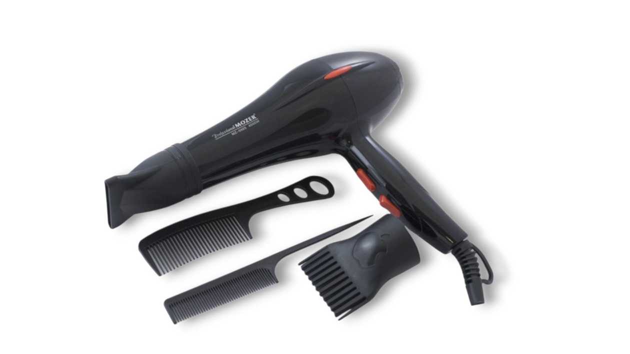 Hair Dryer with Comb Set, Mozer MZ-5925, 6988175859255