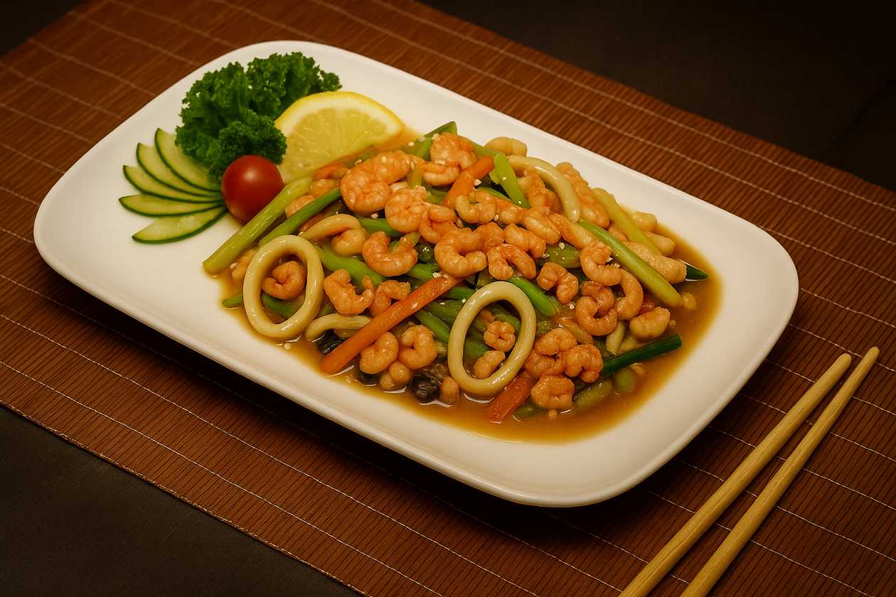 U3 Jūros gėrybės su daržovėmis