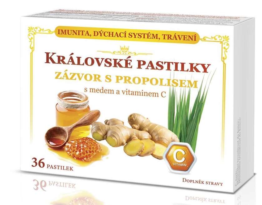 ROYAL LOZENGES GINGER WITH PROPOLIS 36 pcs