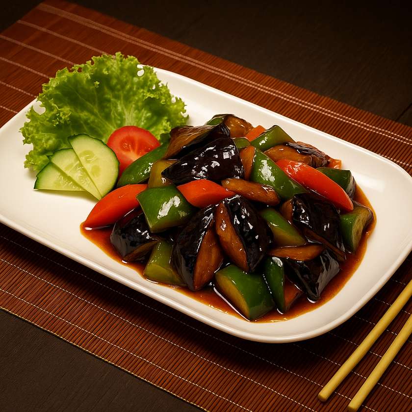 D7 Šiaurės Kinijos baklažanai