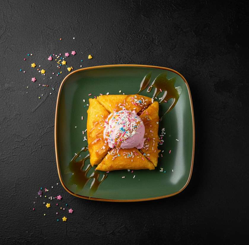 126. Banaanipannkook jäätisega