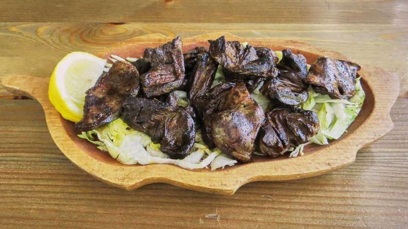 Duck Hearts with Butter and Garlic