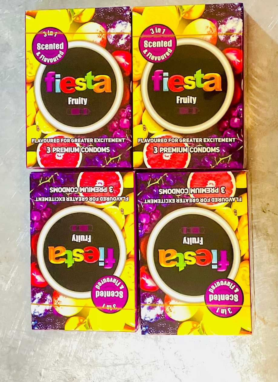 Fiesta Fruity Condoms (3s – Scented & Flavoured)