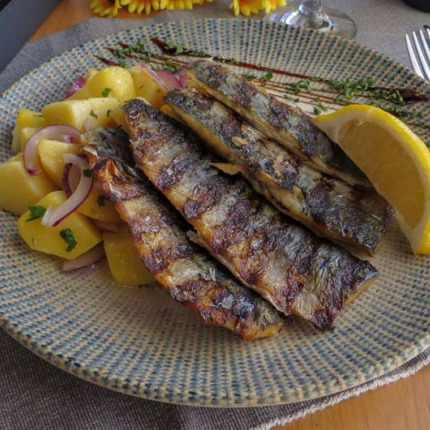 Grilled Mackerel Fillet