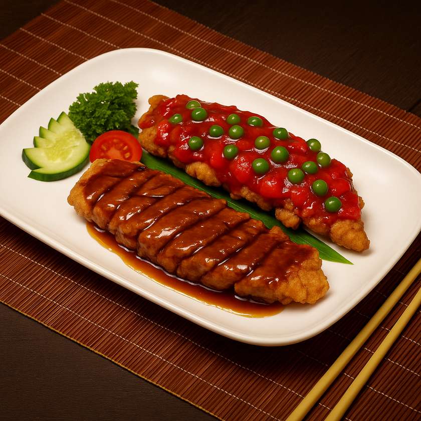 E4 Traškus dviejų skonių karpis