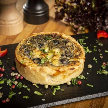 Leek and Olive Quiche 180g