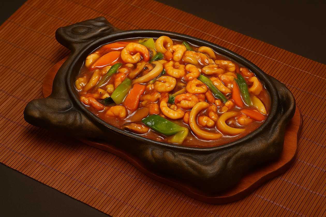 U4 Jūros gėrybės karštoje lėkštėje