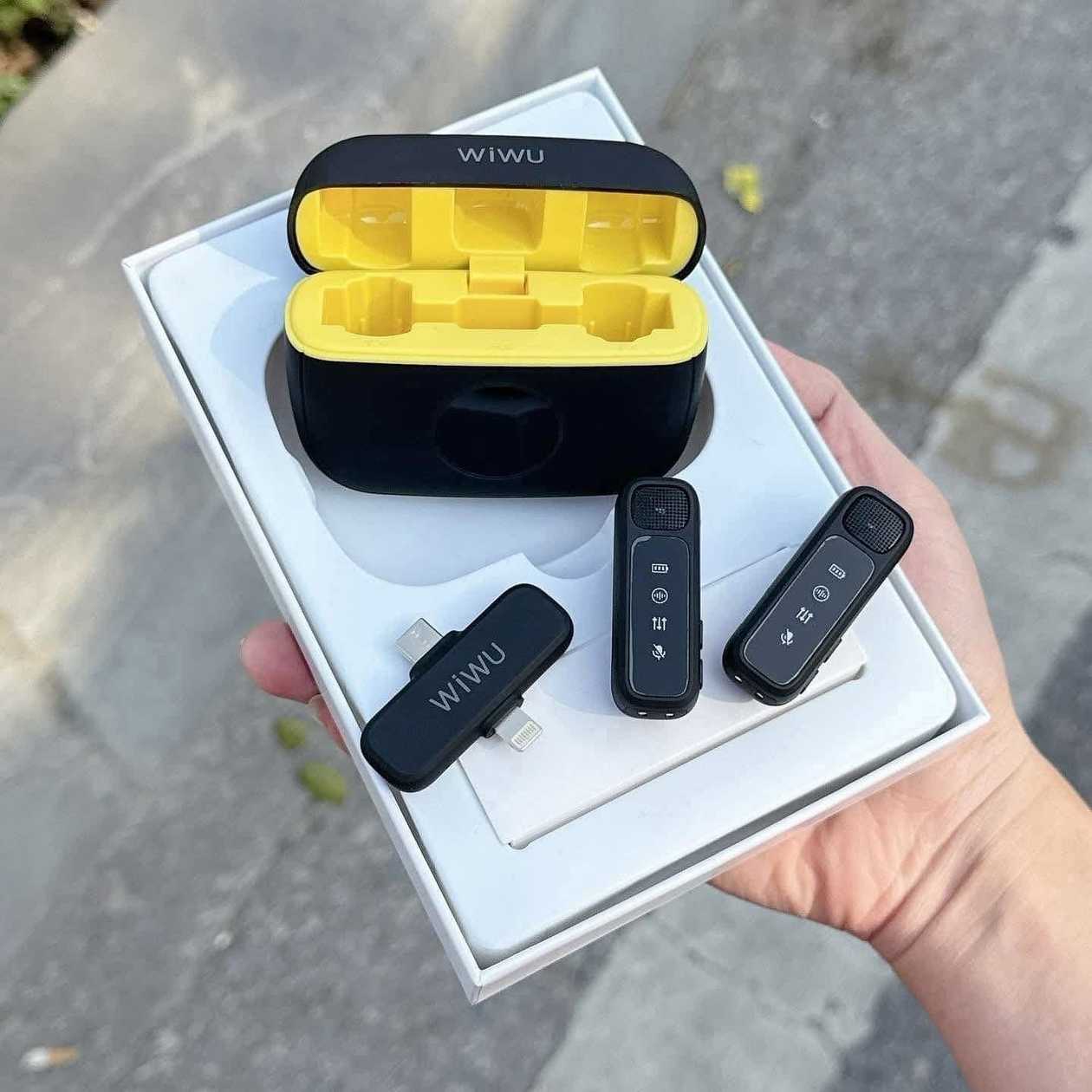 Wiwu Wi-WM003 Dual Mini Wireless Microphone For Type-C & Lightning