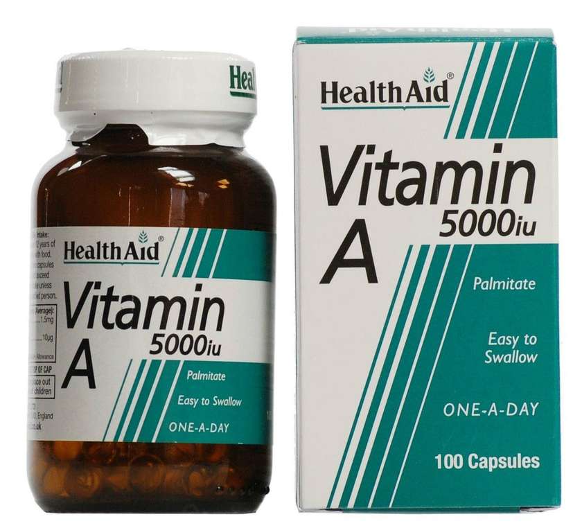 Vitamin A (Health Aid) 5000iu Caps 100's